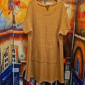 Robert Louis 3xl Corton Blend Dress with center pocket NWOT